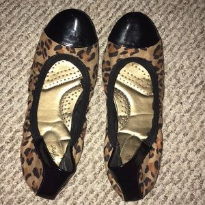 Cheetah print flats